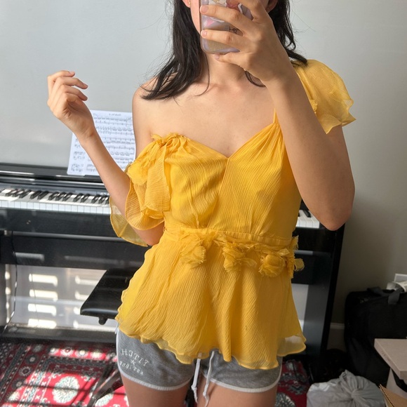 Miguelina Silk Top - Picture 3 of 7